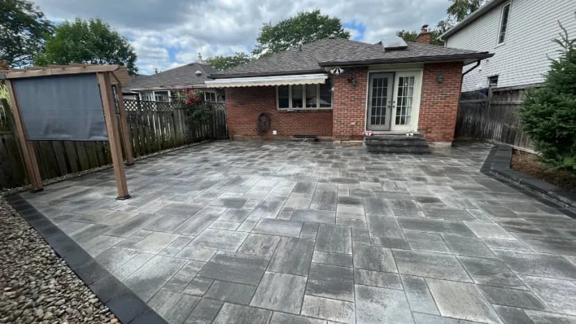 Garden pathway installation