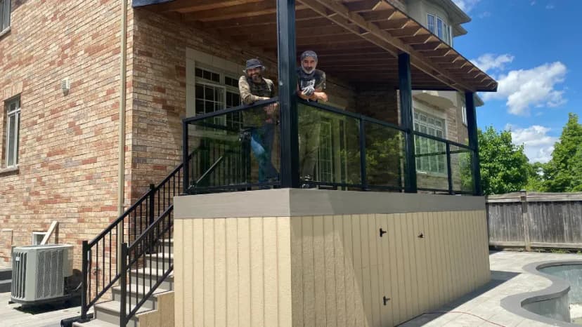 Porch and entryway project