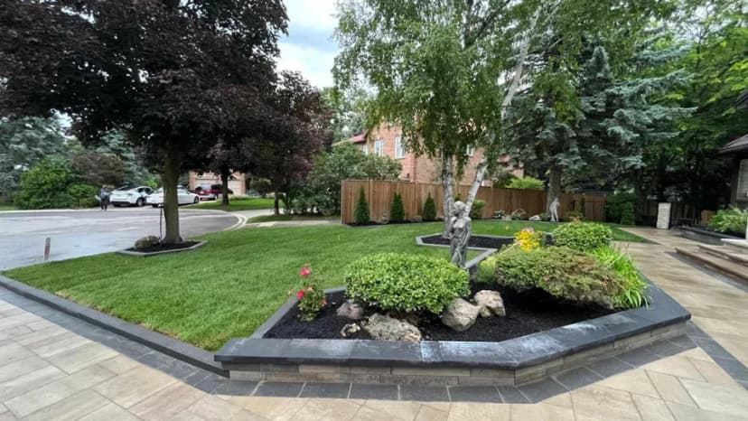 Front yard landscaping