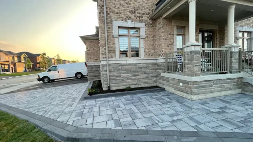 Decorative rock garden